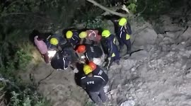 India: SDRF rescues four injured in accident on road