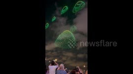 Hong Kong: Dragon Boat Festival 2024 Drone Show