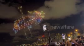 Hong Kong: Dragon Boat Festival 2024 Drone Show 5