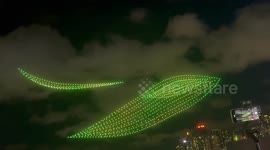 Hong Kong: Dragon Boat Festival 2024 Drone Show 4