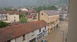 France: Violent storm sparks major flooding, mudslides in Haute-Savoie