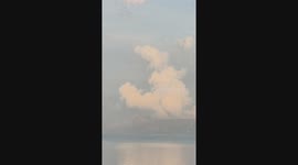 Taal Volcano continues spewing steam in the Philippines
