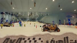 Egyptians enjoy 1st 4x4 snow drifting challenge despite hot weather