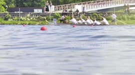 Dragon boat race held in Moscow