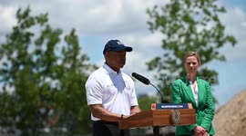 USA: Eric Adams Attends Wind Port Groundbreaking