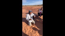Outstandingly easy demonstration of how Lower Antelope Canyon was formed