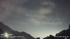 Spain: Meteor Shower Illuminates Ibiza Skies