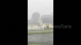 US: Large Hail And Storm Damage In Charleston, SC