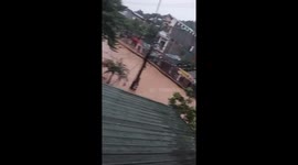 Massive floods submerge thousands of homes in Northern Vietnam