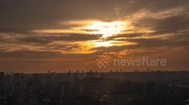 China: The Qujiangchi Ruins Park at Sunset in Xi 'an