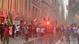 US: Anti-Israel Demonstrators Protest Outside Nova Music Festival Exhibition In NYC 4