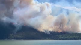 Wildfire erupts near twin lakes in Colorado, prompting evacuation orders