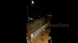 Italy: Raging Flood Roars Through Gussago In Brescia