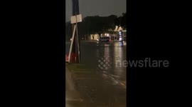 US: Heavy Rains Cause Flash Flooding In Houston, Texas