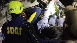 Bus plunges into gorge in northern India; SDRF rescues injured passengers
