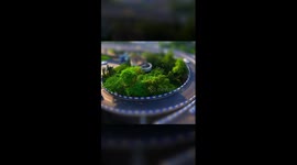 Metropolis Chongqing turns into fairytale world through miniature effect lens