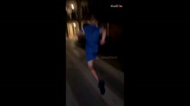 Boy's hilarious leap of faith after a night at the club