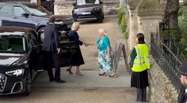 Queen Camilla visits Garden Museum in London