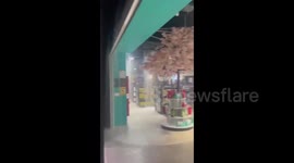 Spain: Palma Airport Flooded After Heavy Rains Hit Island