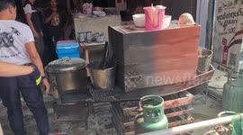 Fuel cylinder blast sparks fire in noodle restaurant in Thailand