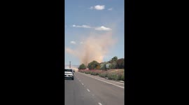 Massive Dust Devil In Arizona