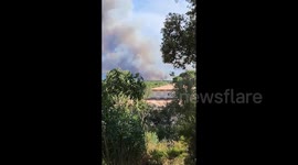 France: Wildfire Erupts In Vidauban