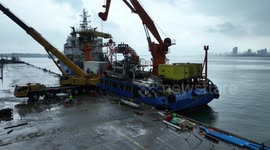 Chinese-developed robot completes first burying of seabed cable