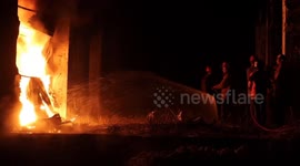 A Vehicle Fuel Station in Indonesia Burned Severely, There Were Five Explosions, One Resident Suffered Serious Burns