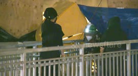 USA: CSULA Pro Palestinian Protests and Vandalism in El Sereno, LA