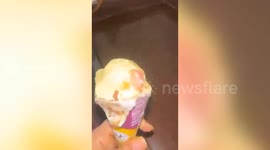 Doctor finds human finger in ice cream cone ordered online in western India