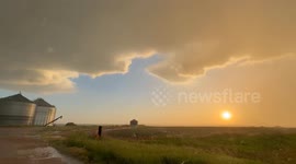 Thunderstorm in Frontier County