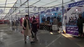 Leather products exhibition opens in west Afghanistan