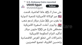 U.S. provides 130 mln USD for Egypt's development