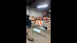 Skater's hilarious battle against a barrier leads to both an epic fail and an epic win