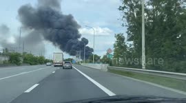 Belgium: Fire Breaks Out At Warehouse In Brussels Airport In Machelen