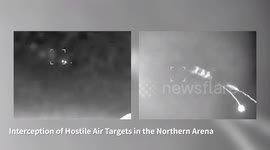 Footage of IAF Defensive Activities