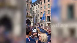 Line of Duty actor Martin Compston spotted among fans ahead of Euro 2024 kickoff