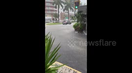 USA: Flooding In Dania Beach