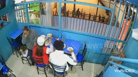 Choking Woman Saved By Worker