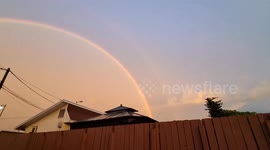 US: Double Rainbow Spotted Over Skies In Southern Florida 7