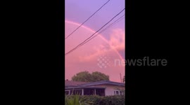 US: Double Rainbow Spotted Over Skies In Southern Florida 6
