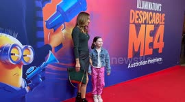 Kyly Clarke and daughter attend Despicable Me 4 Australian Premiere