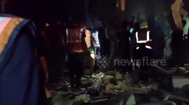 Gaza: Civil Defense Teams Recover Bodies and Injured After Israeli Strike on Gaza