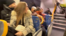 Party on Leppington line train travelling back to western Sydney