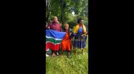 South Africans gather in Max Roach Park in Brixton , South west london to commemorate the June 16 Soweto  uprising commemorates the Soweto Uprising, a pivotal event in the country's history that began on June 16, 1976.