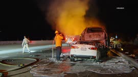 USA: Acton Fatal Traffic Collision Involving Tow Truck Hauling Car
