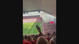 Liverpool fans serenade Klopp on his last game
