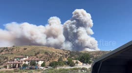 US: Fast-Moving Brush Fire Grows To More Than 3,000 Acres In Gorman, Southern California