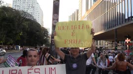Brazil: Demonstration against abortion PL 1904 brings together thousands of people in Sao Paulo