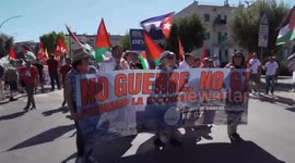 Italy: Protesters rally in Italian city of Fasano to oppose G7